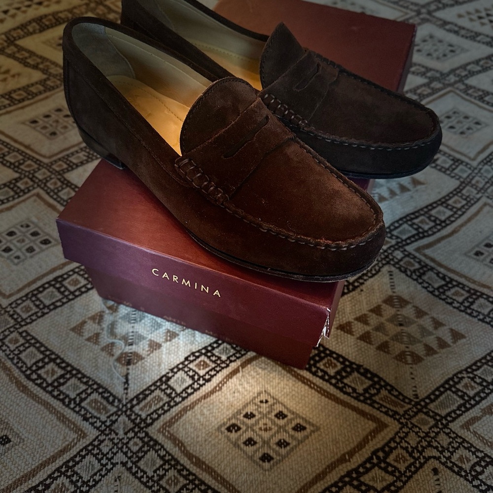 Worn Once - Original Carmina Loafers Size 9